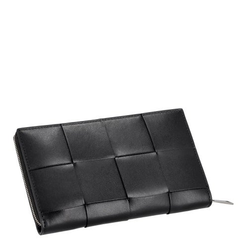 ボッテガヴェネタ 長財布 メンズ レディース マキシイントレチャート ブラック BOTTEGA VENETA 814649 V47V1 8803