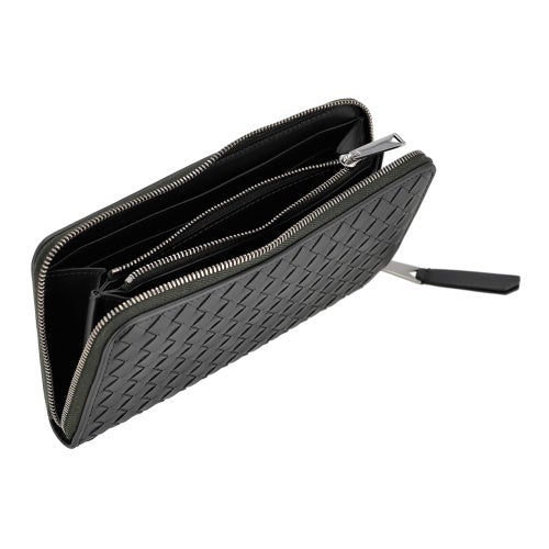 ボッテガヴェネタ 長財布 メンズ レディース イントレチャート ブラック BOTTEGA VENETA 814680 V6VV1 3009