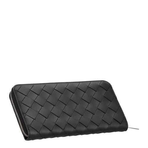 ボッテガヴェネタ 長財布 メンズ レディース イントレチャート ブラック BOTTEGA VENETA 814838 V3US1 8803