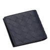ボッテガヴェネタ 二つ折り財布 メンズ イントレチャート ブラック BOTTEGA VENETA 749412 V3US1 8838