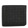 ボッテガヴェネタ 二つ折り財布 メンズ イントレチャート ブラック BOTTEGA VENETA 805654 V69G1 3009