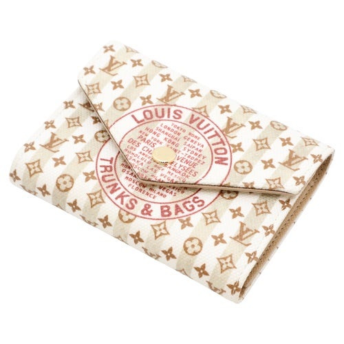 ルイヴィトン 三つ折り財布 ポルトフォイユ・ヴィクトリーヌ レッド LOUIS VUITTON M29024 ヌードローズ