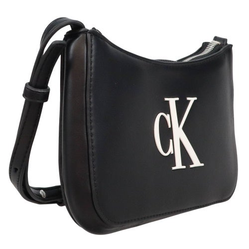 カルバンクライン ショルダーバッグ レディース BOLD CK MINI BAG ブラック Calvin Klein LV04F1125G BLACK/WHITE