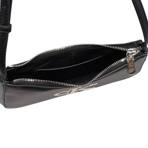 カルバンクライン ショルダーバッグ レディース BOLD CK MINI BAG ブラック Calvin Klein LV04F1125G BLACK/WHITE