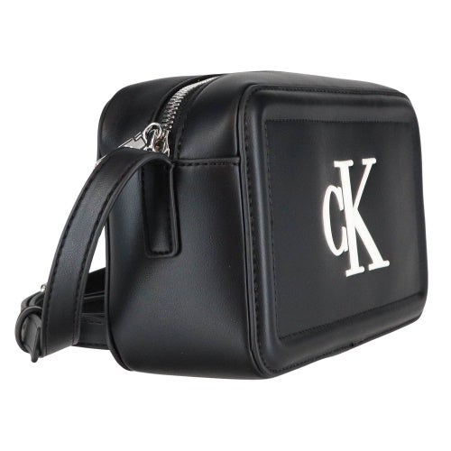 カルバンクライン ショルダーバッグ レディース BOLD CK CAMERA BAG ブラック Calvin Klein LV04F3220G BLACK/WHITE