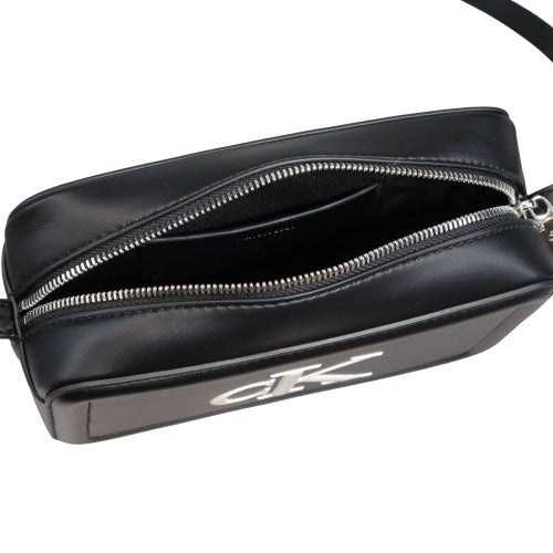 カルバンクライン ショルダーバッグ レディース BOLD CK CAMERA BAG ブラック Calvin Klein LV04F3220G BLACK/WHITE