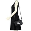 カルバンクライン ショルダーバッグ レディース BOLD CK CAMERA BAG ブラック Calvin Klein LV04F3220G BLACK/WHITE