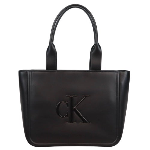 カルバンクライン トートバッグ レディース BOLD CK MEDIUM TOTE ブラック Calvin Klein LV04F3218G BLACK