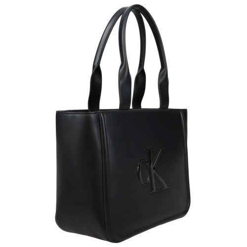 カルバンクライン トートバッグ レディース BOLD CK MEDIUM TOTE ブラック Calvin Klein LV04F3218G BLACK