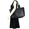 カルバンクライン トートバッグ レディース BOLD CK MEDIUM TOTE ブラック Calvin Klein LV04F3218G BLACK