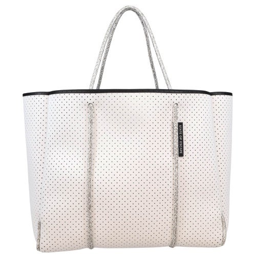 ステイトオブエスケープ トートバッグ レディース ホワイト STATE OF ESCAPE FLYING SOLO BAG WHITE/GREY