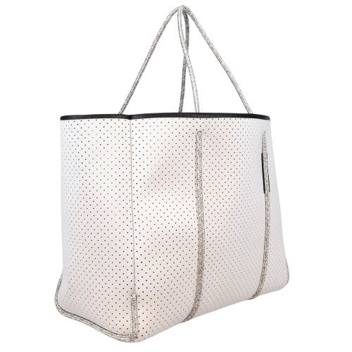 ステイトオブエスケープ トートバッグ レディース ホワイト STATE OF ESCAPE FLYING SOLO BAG WHITE/GREY
