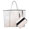 ステイトオブエスケープ トートバッグ レディース ホワイト STATE OF ESCAPE FLYING SOLO BAG WHITE/GREY