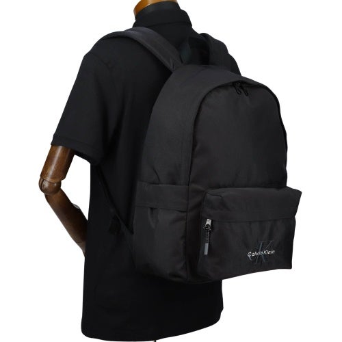 カルバンクライン バックパック リュックサック メンズ BOLD ROUND BACKPACK ブラック Calvin Klein LV04D3114G BLACK