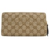グッチ 長財布 レディース ダブルＧ ジップアラウンドウォレット ブラウン GUCCI 443123 FAF05 9651 VINTAG.SAND/DK BROWN