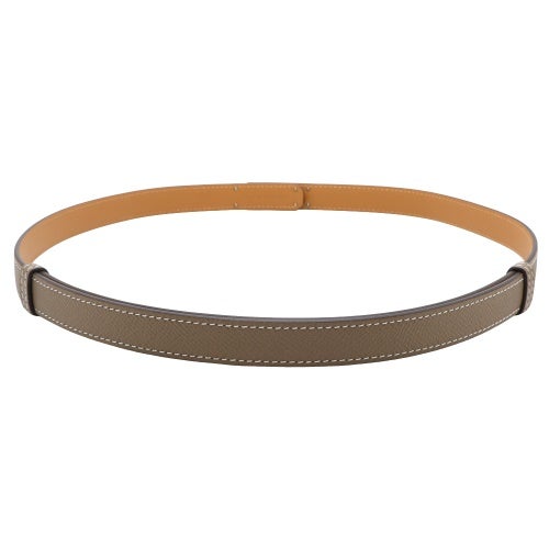 エルメス ベルト ケリーベルト ヴォー・エプソン ブラウン HERMES H069853CC18 エトゥープ G刻印