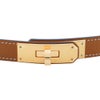 エルメス ベルト ケリーベルト ヴォー・エプソン ブラウン HERMES H069853CC37 ゴールド G刻印