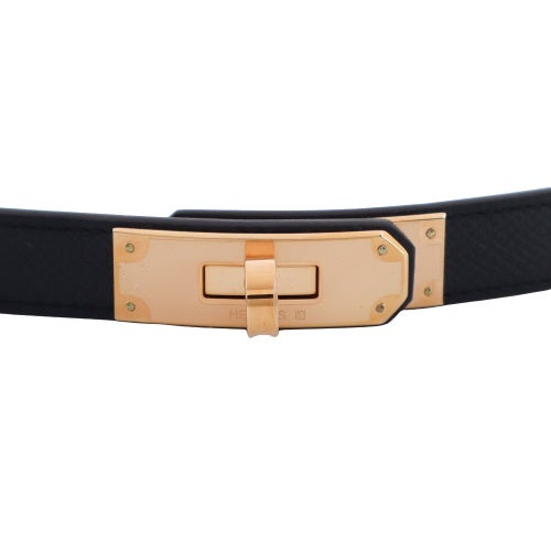 エルメス ベルト ケリーベルト ヴォー・エプソン ブラック HERMES H069853CD89 G刻印