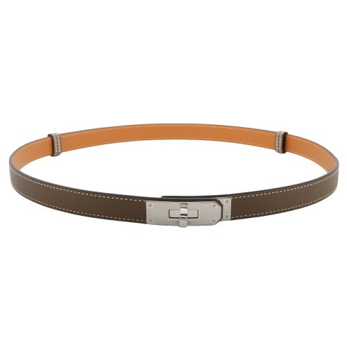 エルメス ベルト ケリーベルト ヴォー・エプソン ブラウン HERMES