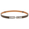 エルメス ベルト ケリーベルト ヴォー・エプソン ブラウン HERMES H069853CK18 エトゥープ G刻印