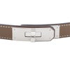 エルメス ベルト ケリーベルト ヴォー・エプソン ブラウン HERMES H069853CK18 エトゥープ G刻印