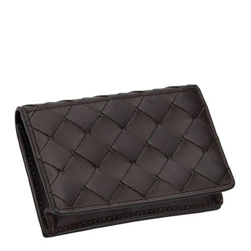 ボッテガヴェネタ　名刺入れ　ブラウン ボッテガヴェネタ カードケース 名刺入れ ブラウン BOTTEGA VENETA