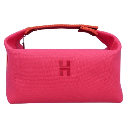 エルメス ポーチ レディース ブリッドアブラックGM ピンク HERMES H104223M04 ピンク