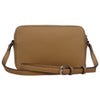 ゲス ショルダーバッグ レディース LISA MINI DOUBLE ZIP CROSSBODY ブラウン GUESS PE128971 SDT SADDLE TAN