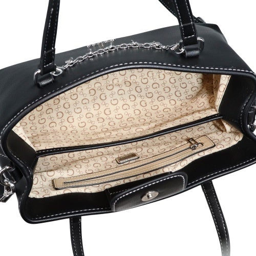 ゲス ショルダーバッグ レディース ANGELICA SATCHEL ブラック GUESS PE205106 BLA BLACK