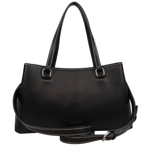 ゲス ショルダーバッグ レディース ANGELICA SATCHEL ブラック GUESS
