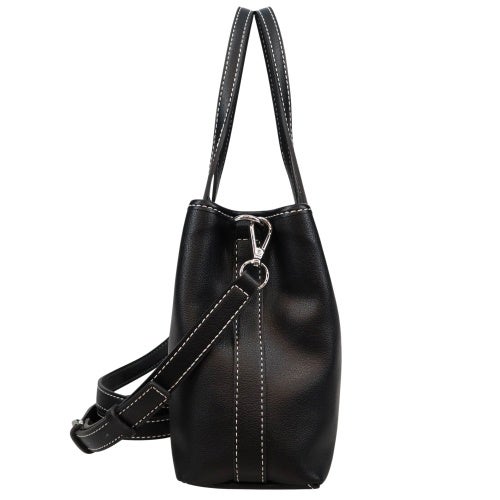 ゲス ショルダーバッグ レディース ANGELICA SATCHEL ブラック GUESS