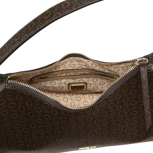 ゲス ショルダーバッグ レディース JASMIN SHOULDER ブラウン GUESS SG201218 NAT NATURAL
