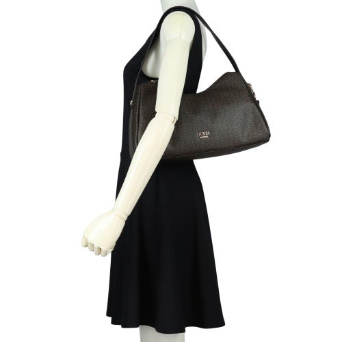 ゲス ショルダーバッグ レディース JASMIN SHOULDER ブラウン GUESS SG201218 NAT NATURAL