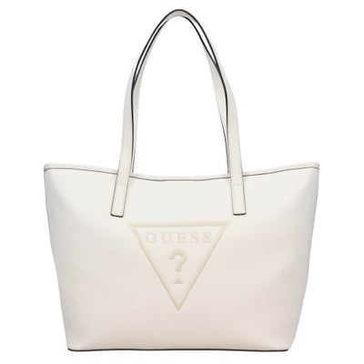 ゲス トートバッグ レディース CALISTA / TOTE ホワイト GUESS 