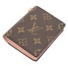 ルイヴィトン 二つ折り財布 モノグラム ポケットウォレット・LV チャーム ピンク LOUIS VUITTON M29059 コンフェッティピンク