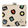 ヴィヴィアンウエストウッド 二つ折り財布 レディース PRINTED LEATHER マルチカラー Vivienne Westwood 5107005AU L00F6 O301