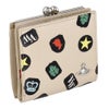ヴィヴィアンウエストウッド 二つ折り財布 レディース PRINTED LEATHER マルチカラー Vivienne Westwood 5107005AU L00F6 O301