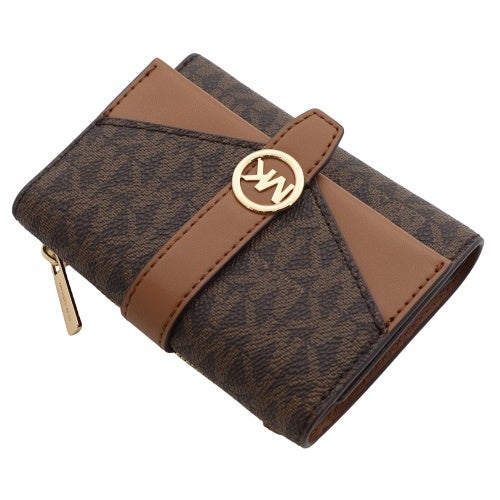 マイケルコース 三つ折り財布 レディース ブラウン MICHAEL KORS