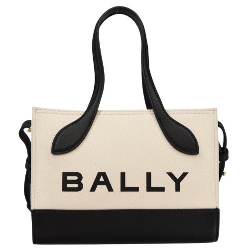 バリー トートバッグ メンズ BAR KEEP ON XS ホワイト BALLY 6304520 NATURAL/BLACK OVIBR