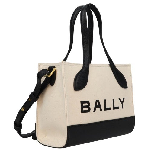 バリー トートバッグ メンズ BAR KEEP ON XS ホワイト BALLY 6304520 NATURAL/BLACK OVIBR