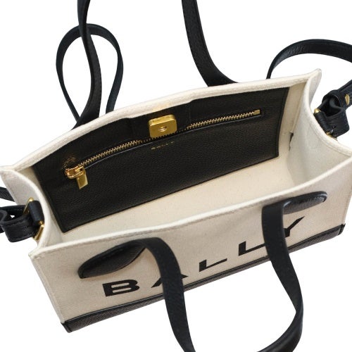 バリー トートバッグ メンズ BAR KEEP ON XS ホワイト BALLY 6304520 NATURAL/BLACK OVIBR