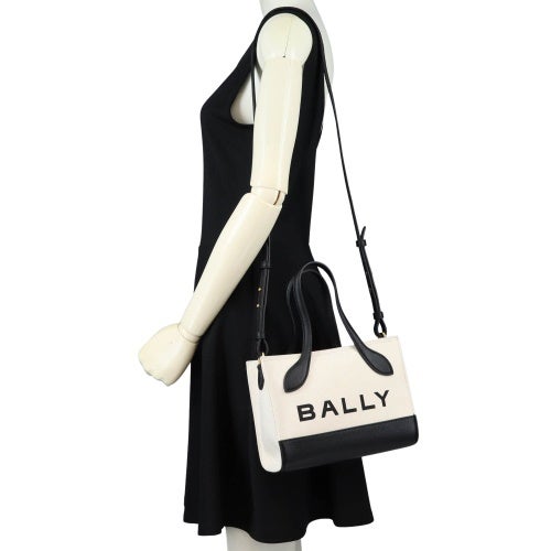 バリー トートバッグ メンズ BAR KEEP ON XS ホワイト BALLY 6304520 NATURAL/BLACK OVIBR
