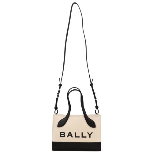 バリー トートバッグ メンズ BAR KEEP ON XS ホワイト BALLY 6304520 NATURAL/BLACK OVIBR