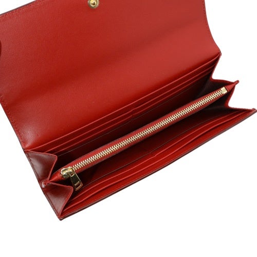 バリー 長財布 レディース LINNEY W.PP レッド BALLY 6237016 LIPISTICK