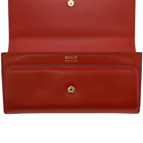 バリー 長財布 レディース LINNEY W.PP レッド BALLY 6237016 LIPISTICK