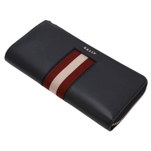 GO UP財布ブラックシルバー バリー 長財布 メンズ BLYTHEN.DSH ブラック BALLY 6309717 BLACK