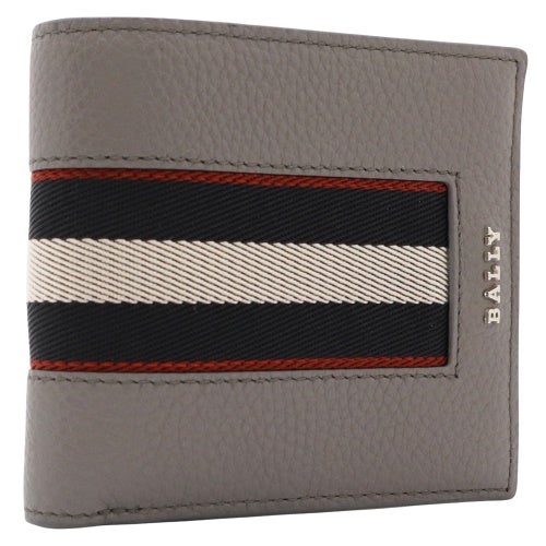 バリー 二つ折り財布 メンズ BRIBEL.DSH グレー BALLY 6306286 DARK MINERAL PALLADI