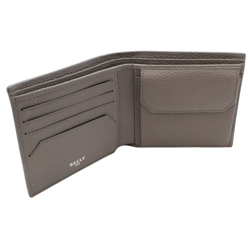 バリー 二つ折り財布 メンズ BRIBEL.DSH グレー BALLY 6306286 DARK MINERAL PALLADI