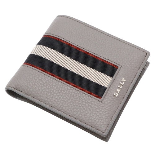 バリー 二つ折り財布 メンズ BRIBEL.DSH グレー BALLY 6306286 DARK MINERAL PALLADI