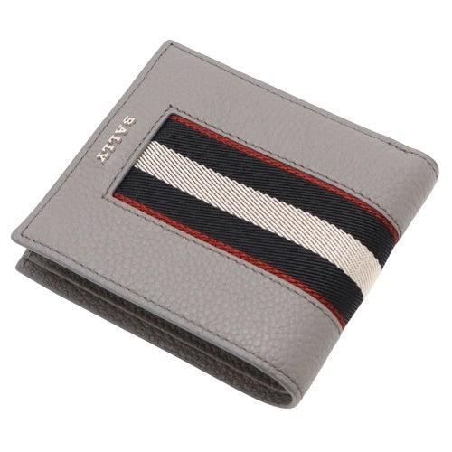 バリー 二つ折り財布 メンズ BRIBEL.DSH グレー BALLY 6306286 DARK MINERAL PALLADI